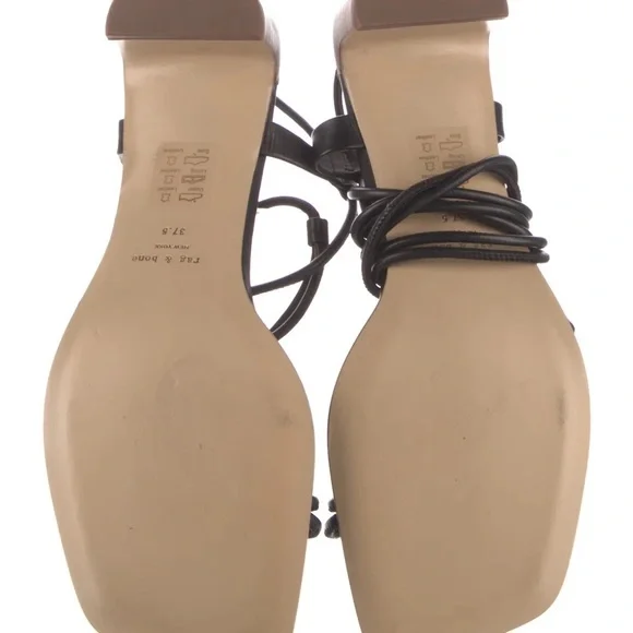 Rag and bone Cindy ankle tie sandal black